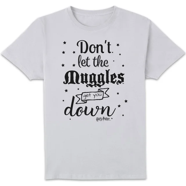 Harry Potter Don't Let The Muggles Get You Down Men's T-Shirt - White