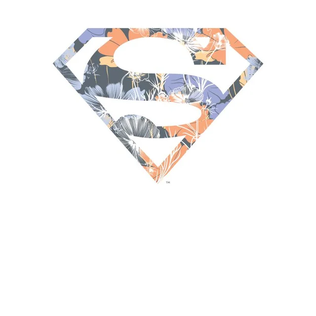 DC Originals Floral Superman Men's T-Shirt - White