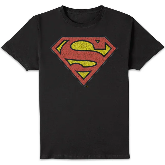 Originals Official Superman Crackle Logo Men's T-Shirt - Black