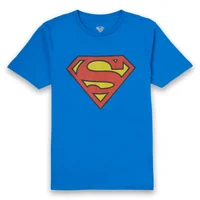 DC Originals Official Superman Shield Men's T-Shirt - Royal Blue - undefined undefined
