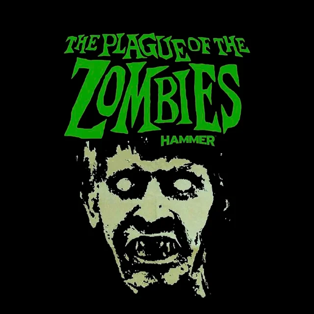 Hammer Horror Plague Of The Zombies Portrait Men's T-Shirt - Black