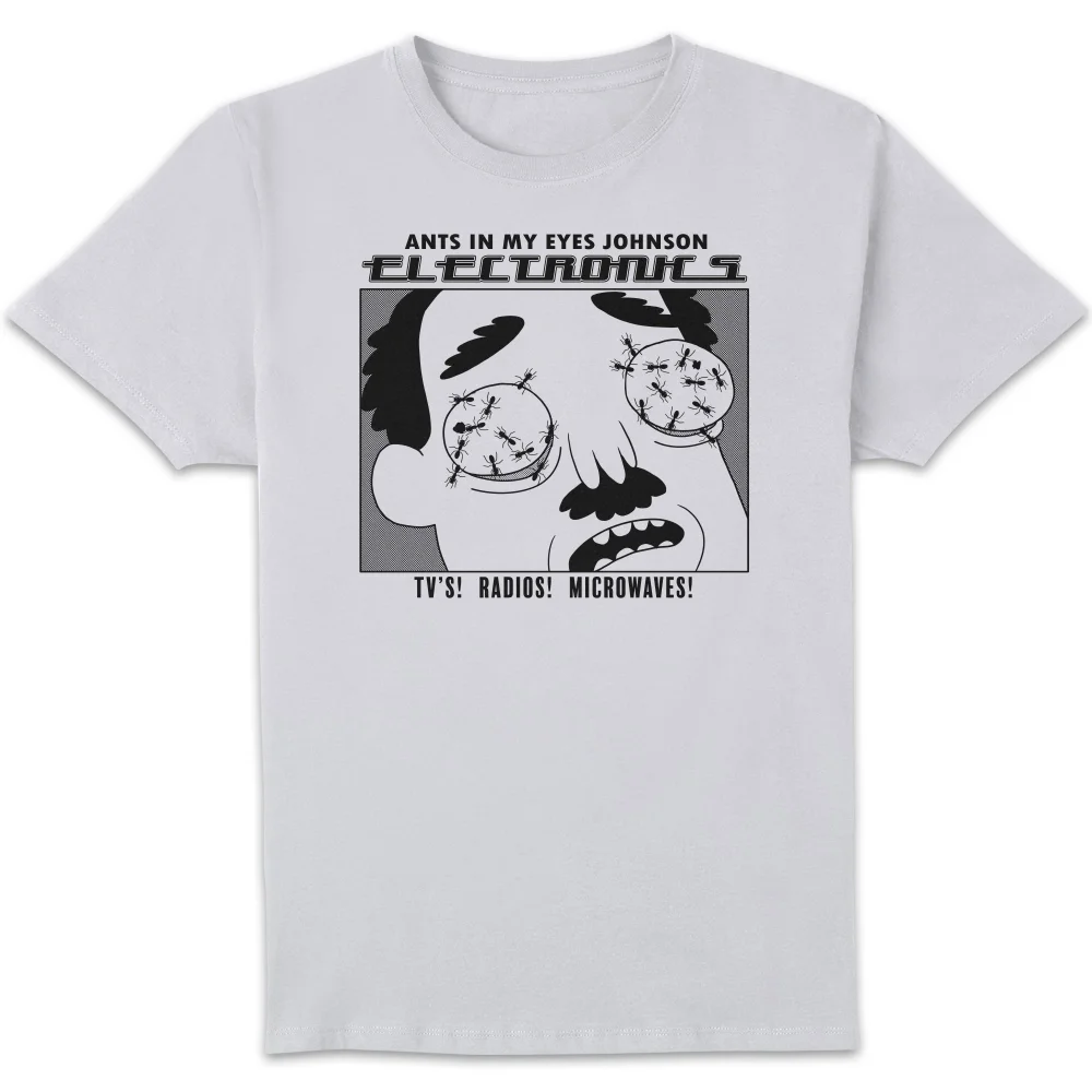 Rick and Morty Ants In My Eyes Men's T-Shirt - White - S Image 1