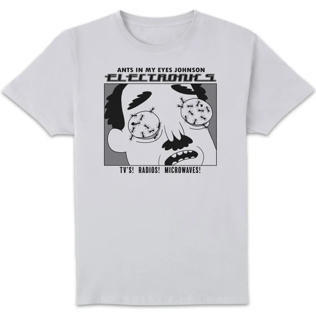 Rick and Morty Ants In My Eyes Men's T-Shirt - White