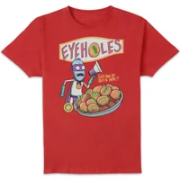 Zavvi Exclusive Rick and Morty Eyeholes Men's T-Shirt - Red - undefined undefined