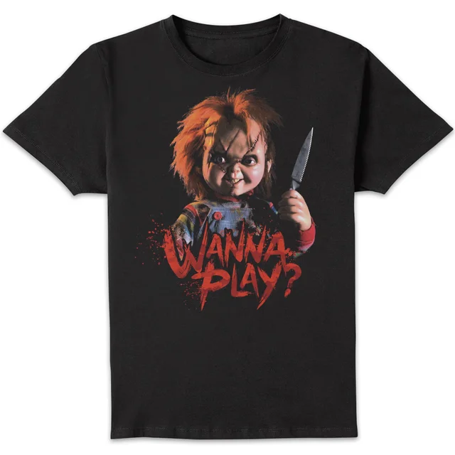 Chucky Wanna Play? Men's T-Shirt - Black