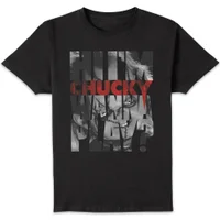 Chucky Typographic Men's T-Shirt - Black