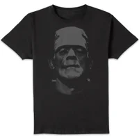 Universal Monsters Frankenstein Black and White Men's T-Shirt - Black
