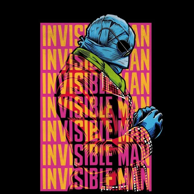 Universal Monsters Invisible Man Retro Men's T-Shirt - Black