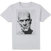Universal Monsters The Mummy Portrait Men's T-Shirt - White - undefined undefined