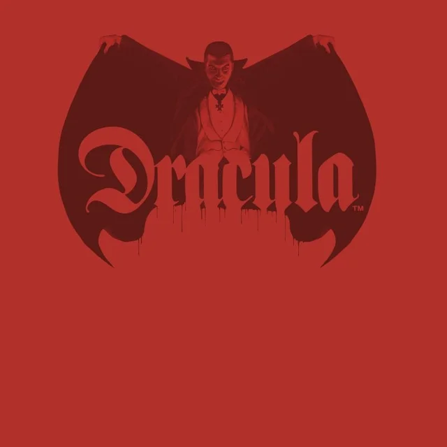 Universal Monsters Dracula Crest Men's T-Shirt - Red