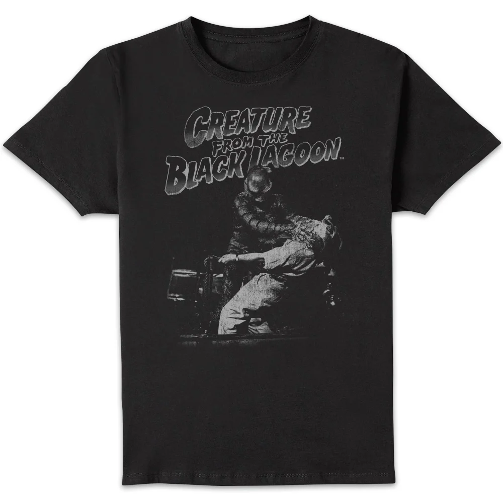 Universal Monsters Creature From The Black Lagoon Black and White Men's T-Shirt - Black - S Image 1