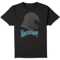 Universal Monsters The Invisible Man Greyscale Men's T-Shirt - Black - undefined undefined