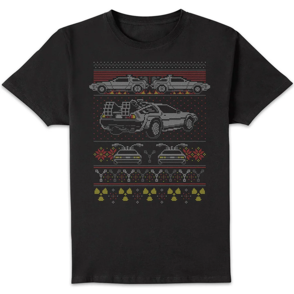 Back To The Future Back In Time for Christmas Men's T-Shirt - Black - S Image 1