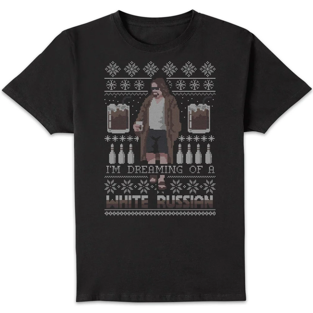 The Big Lebowski I'm Dreaming Of A White Russian Men's T-Shirt - Black - S Image 1
