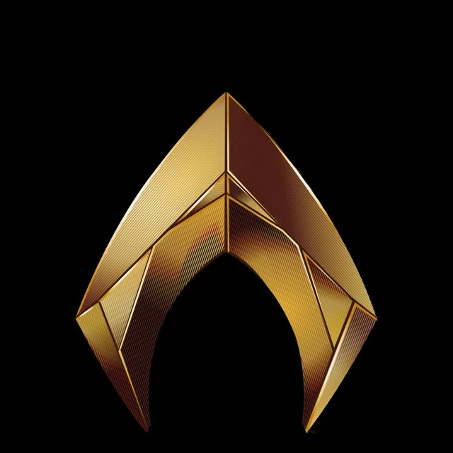 Aquaman Symbol Men's T-Shirt - Black