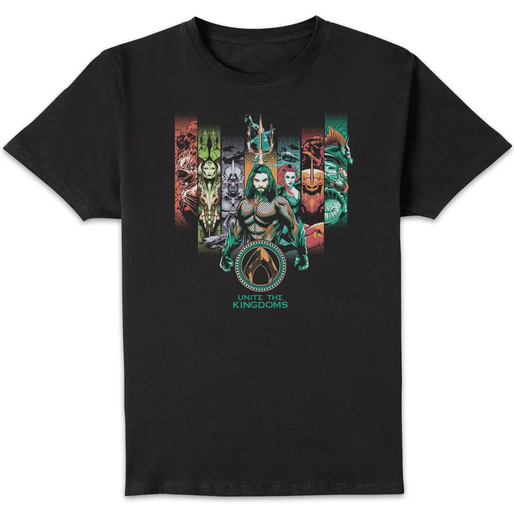 Aquaman Unite The Kingdoms Men's T-Shirt - Black - S Image 1