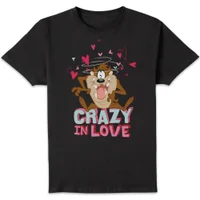Looney Tunes Crazy In Love Taz Men's T-Shirt - Black - undefined undefined