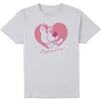 Scooby Doo Puppy Love Men's T-Shirt - White - undefined undefined