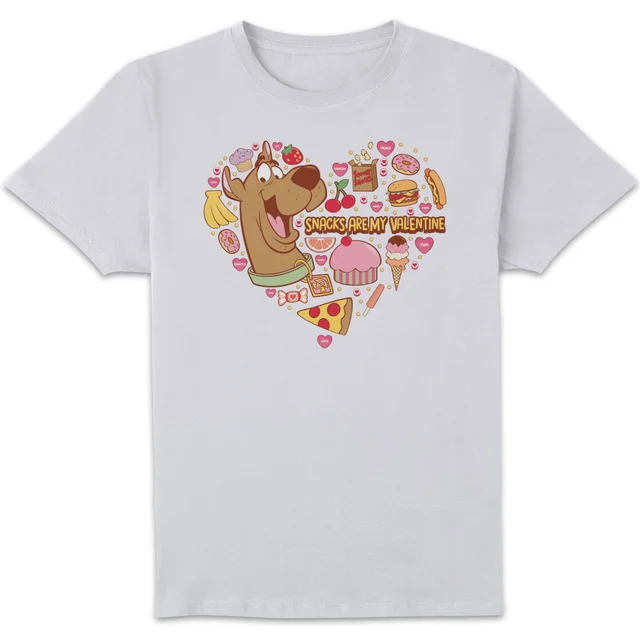 Scooby Doo Snacks Are My Valentine Men's T-Shirt - White