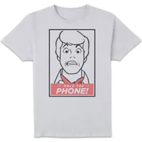 Scooby Doo Hold The Phone Men's T-Shirt - White