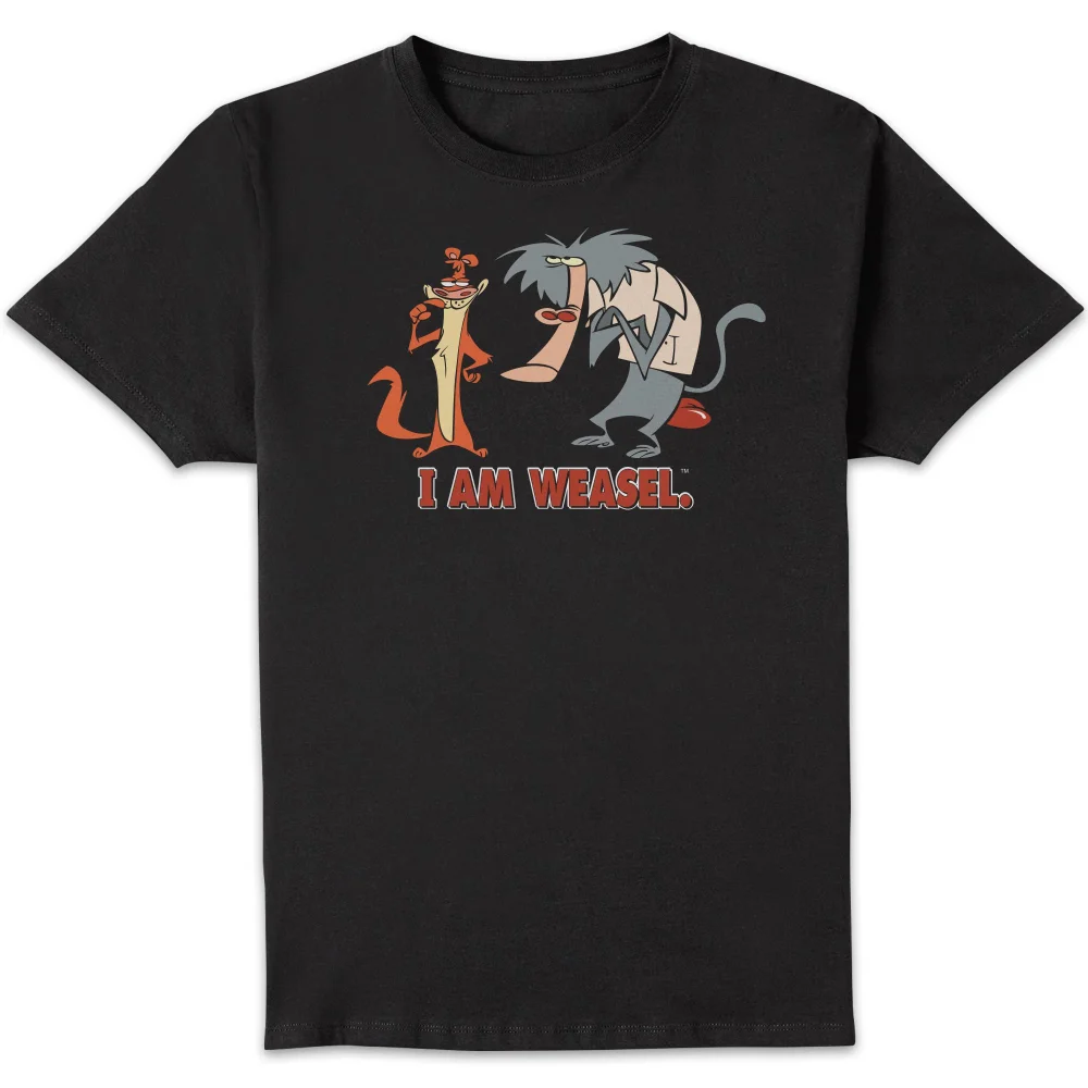 I Am Weasel Characters Men's T-Shirt - Black - S Image 1