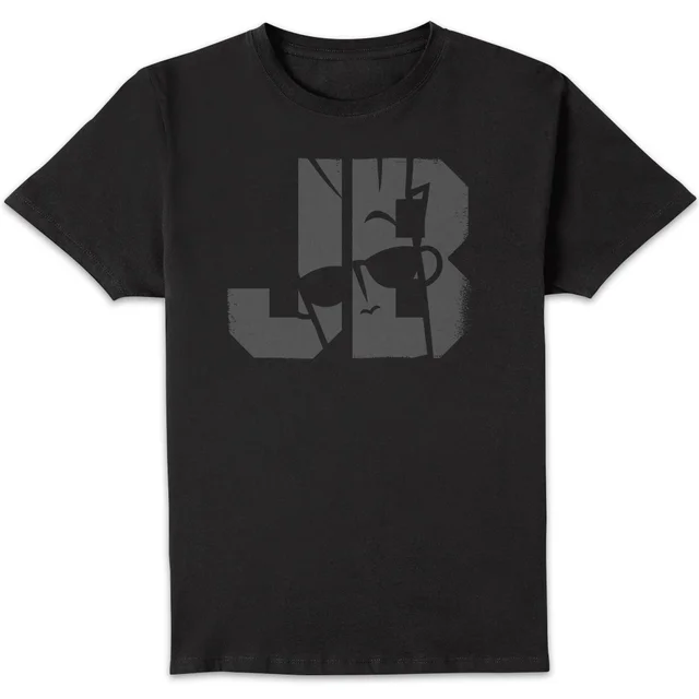 Johnny Bravo JB Sillhouette Men's T-Shirt - Black