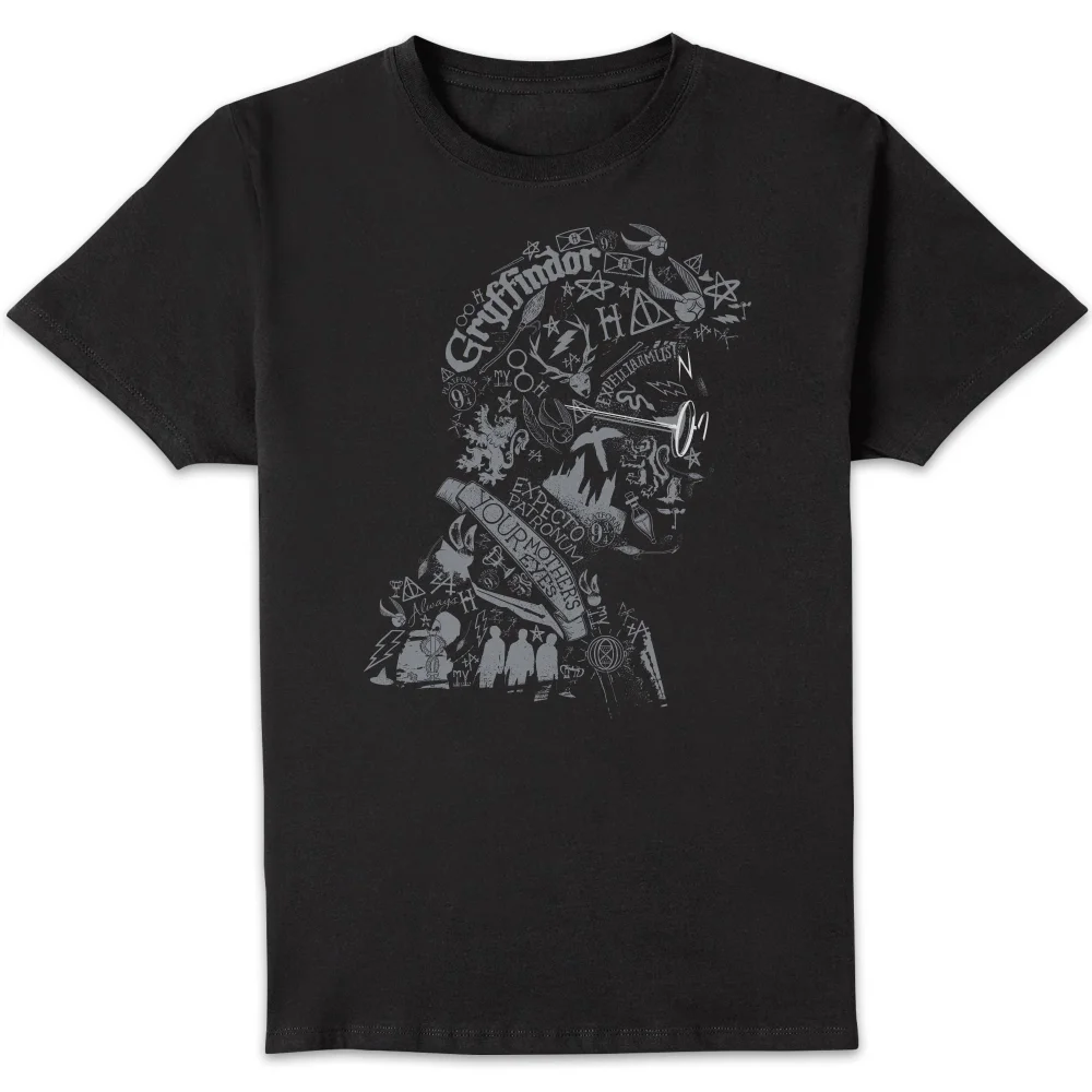 Harry Potter Harry Potter Head Men's T-Shirt - Black - S Image 1