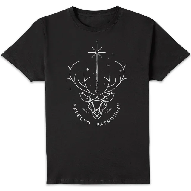 Harry Potter Expecto Patronum Men's T-Shirt - Black