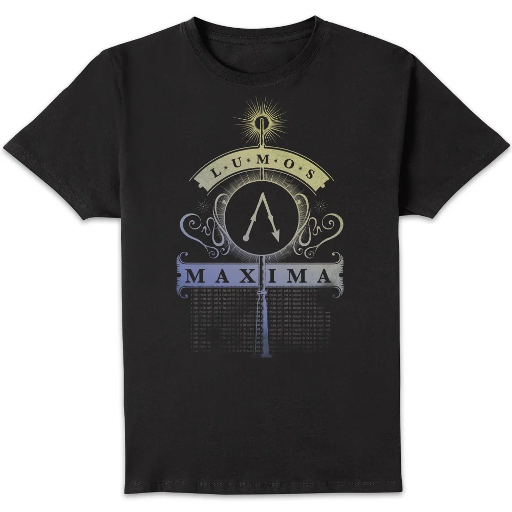 Harry Potter Lumos Maxima Men's T-Shirt - Black - S Image 1