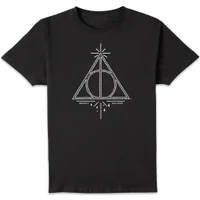 Harry Potter Deathly Hallows Men's T-Shirt - Black - undefined undefined