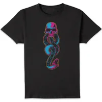 Harry Potter Dark Mark Neon Men's T-Shirt - Black - undefined undefined