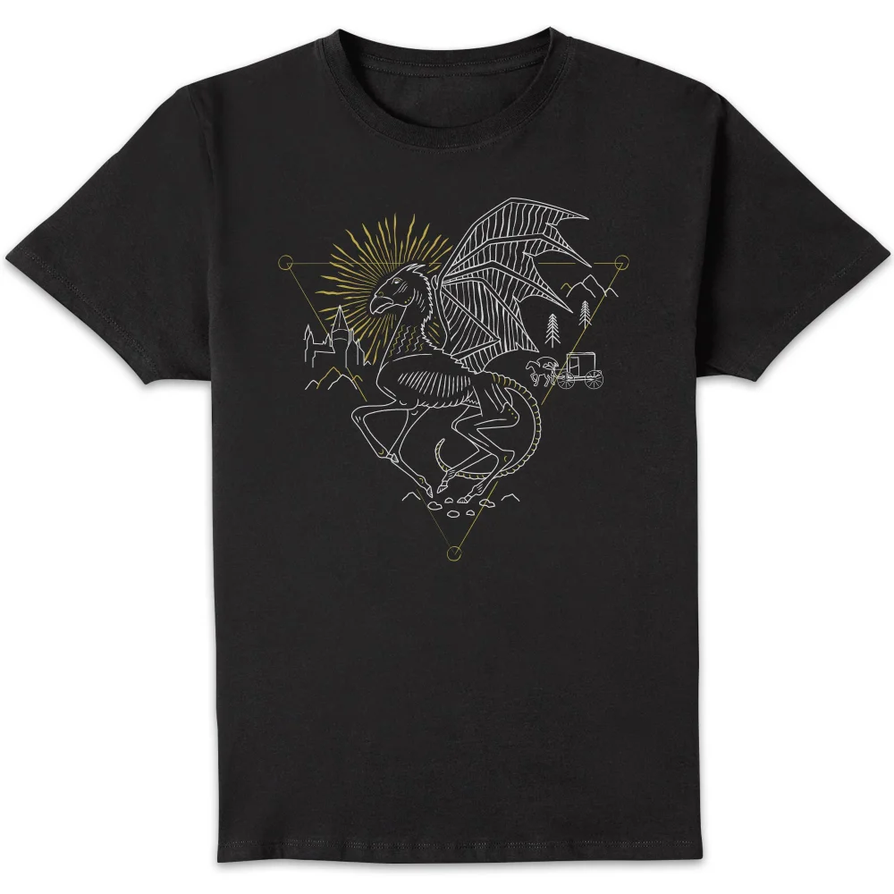 Harry Potter Thestral Men's T-Shirt - Black - S Image 1