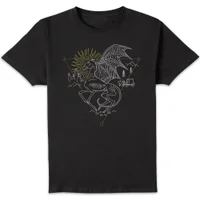 Harry Potter Thestral Men's T-Shirt - Black