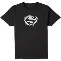 Justice League Graffiti Superman Men's T-Shirt - Black - undefined undefined