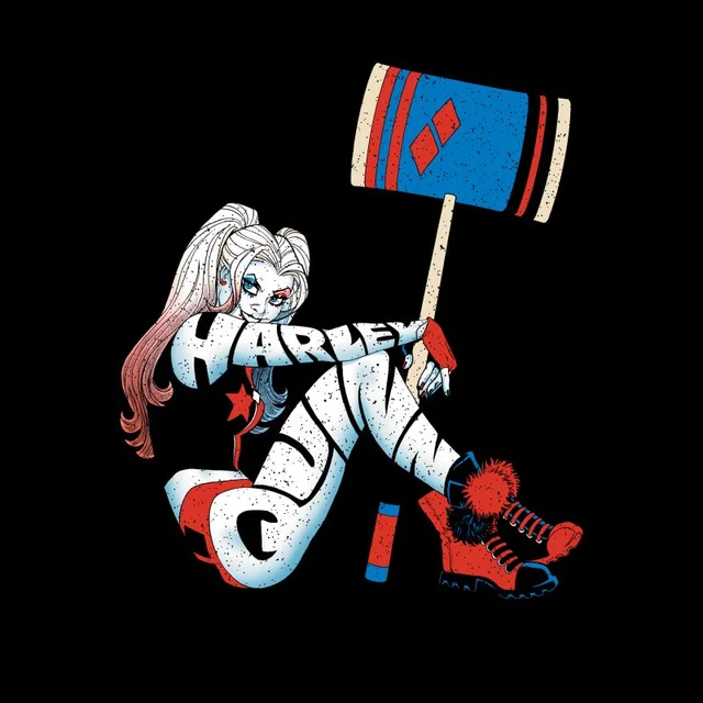 Batman Harley Quinn Men's T-Shirt - Black