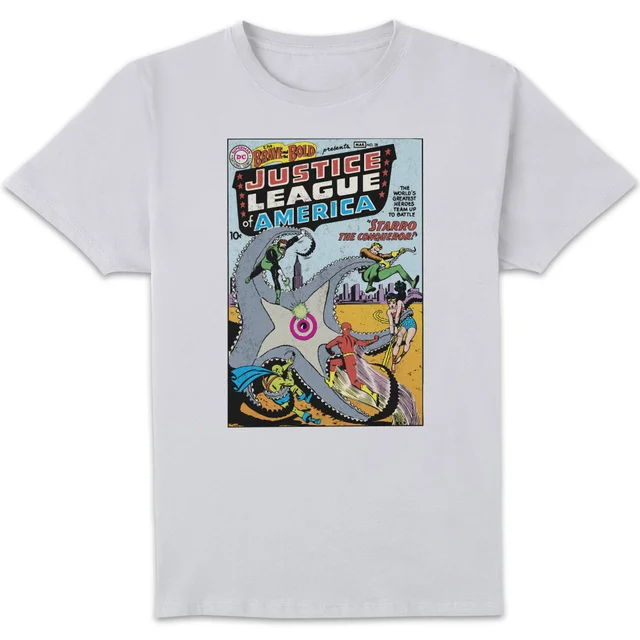 Justice League Starro The Conqueror Cover Men's T-Shirt - White