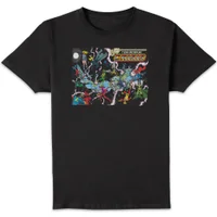 Justice League Crisis On Infinite Earths Cover Men's T-Shirt - Black - undefined undefined