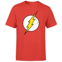The Flash Core Distress Logo Men's T-Shirt - Red - undefined undefined