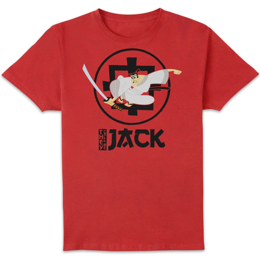 Samurai Jack They Call Me Jack Men's T-Shirt - Red - S Image 1