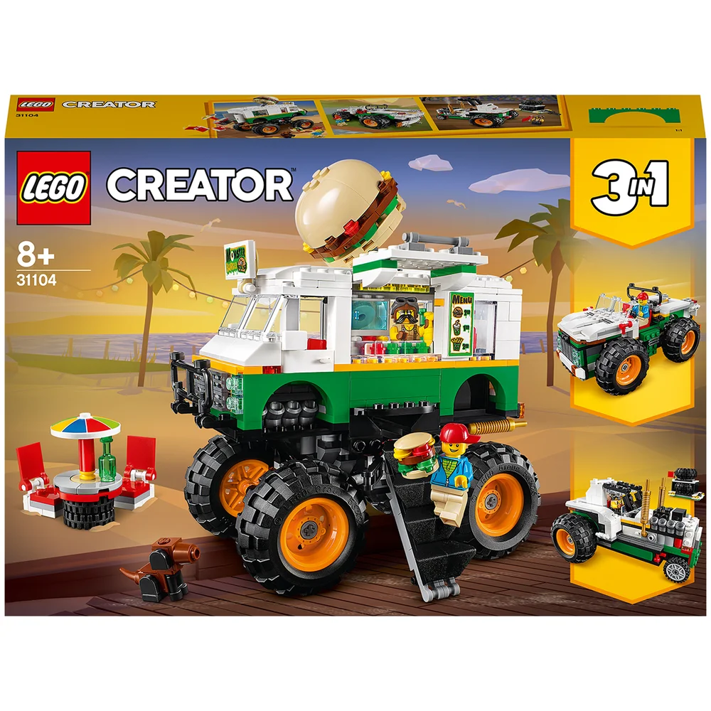 LEGO Creator: 3in1 Monster Burger Truck Building Set (31104) Image 1