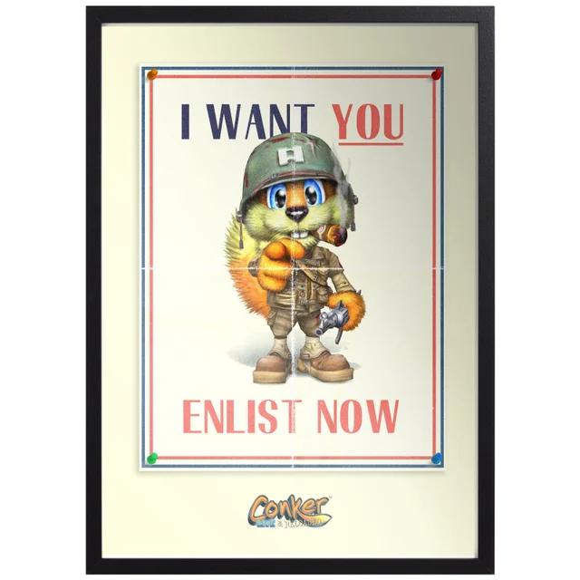 Conker I Want You Giclee Art Print