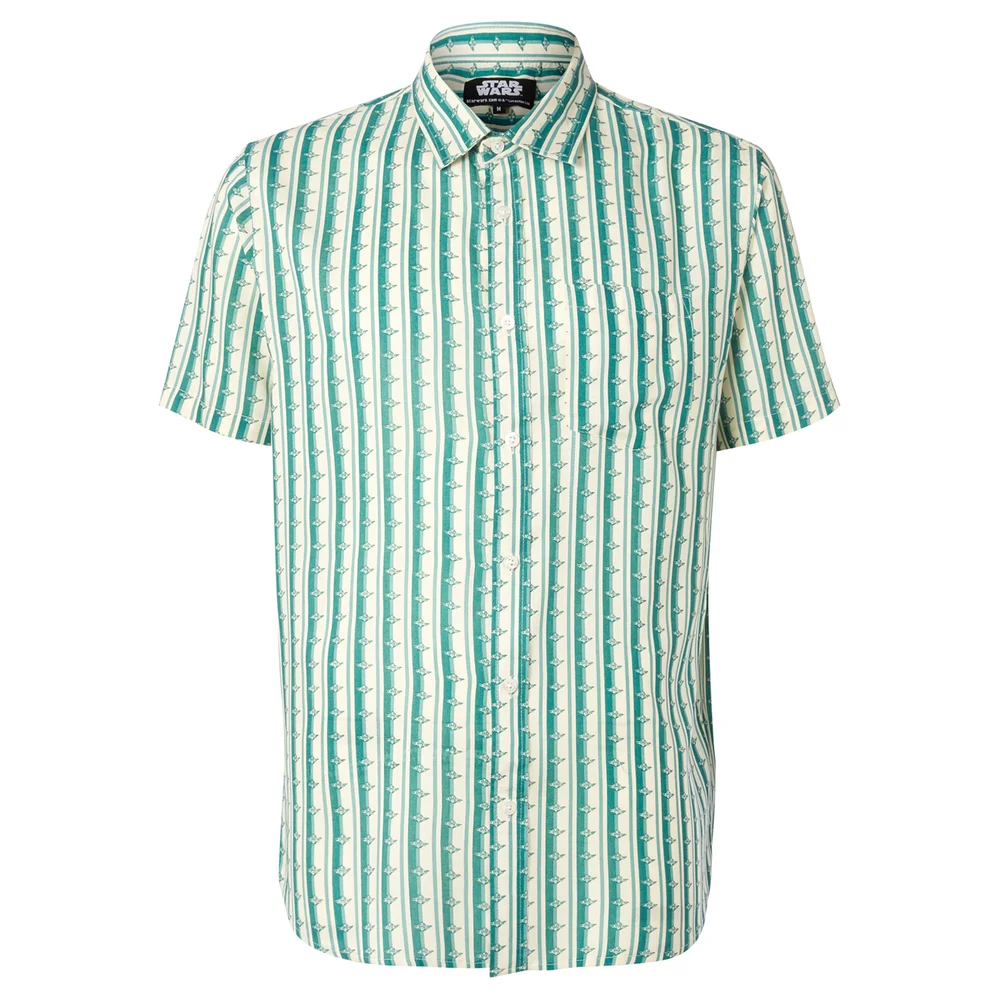 Limited Edition Yoda Stiped Printed Shirt - Zavvi Exclusive - S Image 1