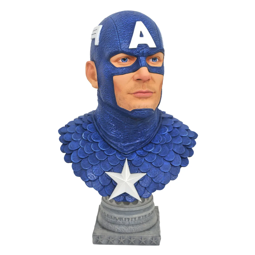 Diamond Select Marvel Legends In 3D Bust - Captain America Image 1