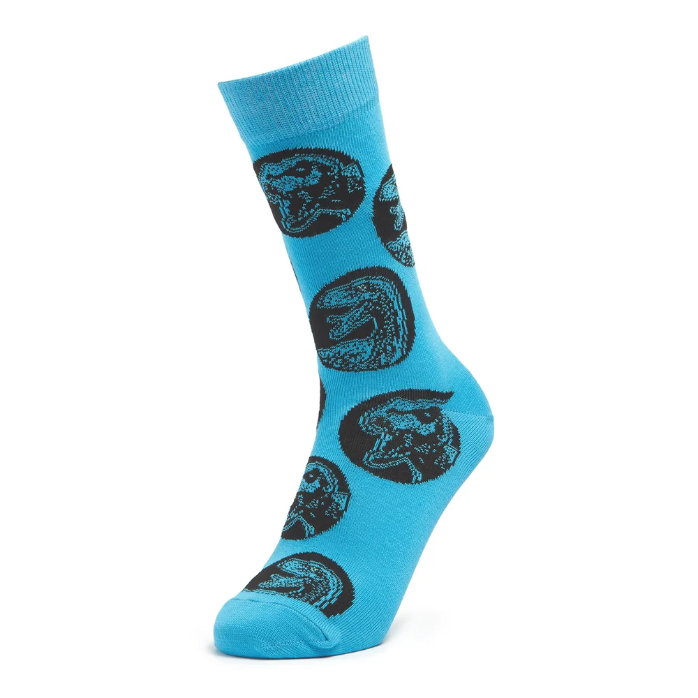 Men's Jurassic World Socks - Blue - UK 4-7.5 Image 1