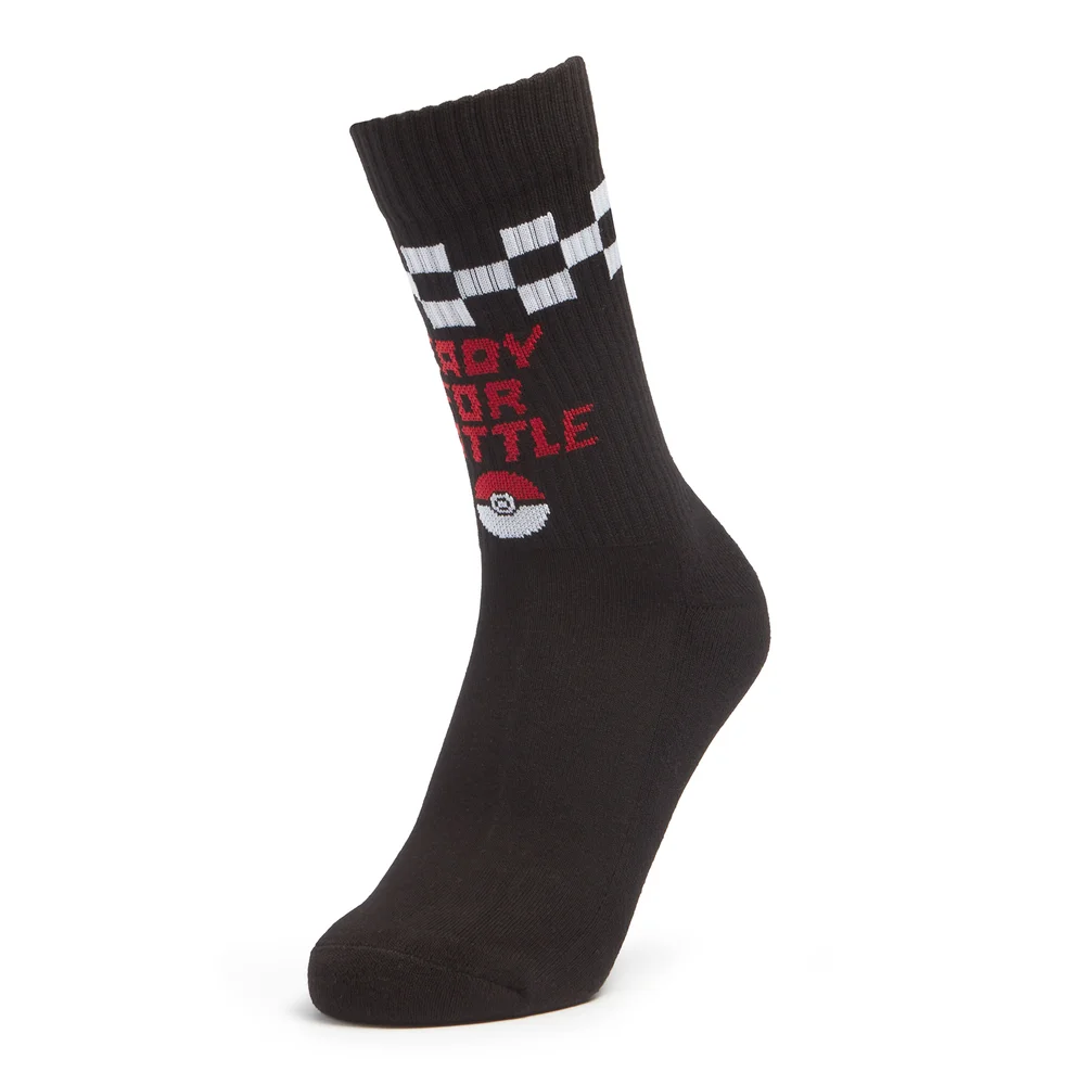 Men's Pokémon Ready For Battle Socks - Black - UK 4-7.5 Image 1