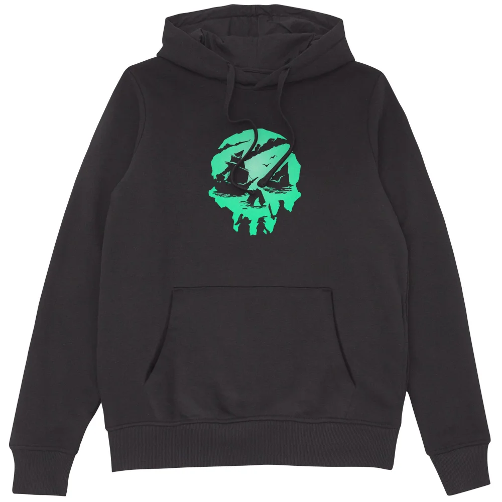 Sea Of Thieves 2nd Anniversary Skull Unisex Hoodie - Black - S Image 1