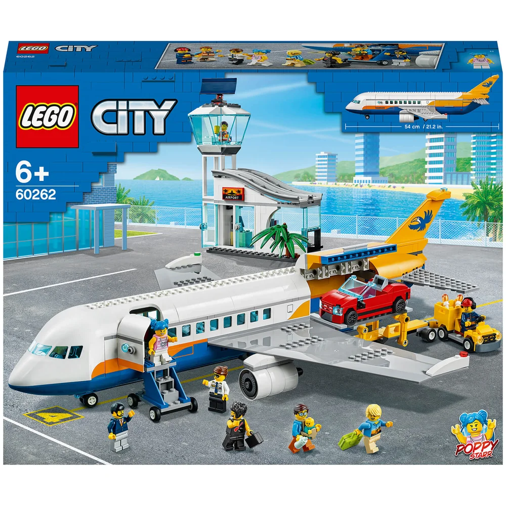LEGO City: Airport Passenger Airplane & Terminal Toy (60262) Image 1