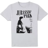 Jurassic Park Isla Nublar Punk Men's T-Shirt - White - undefined undefined