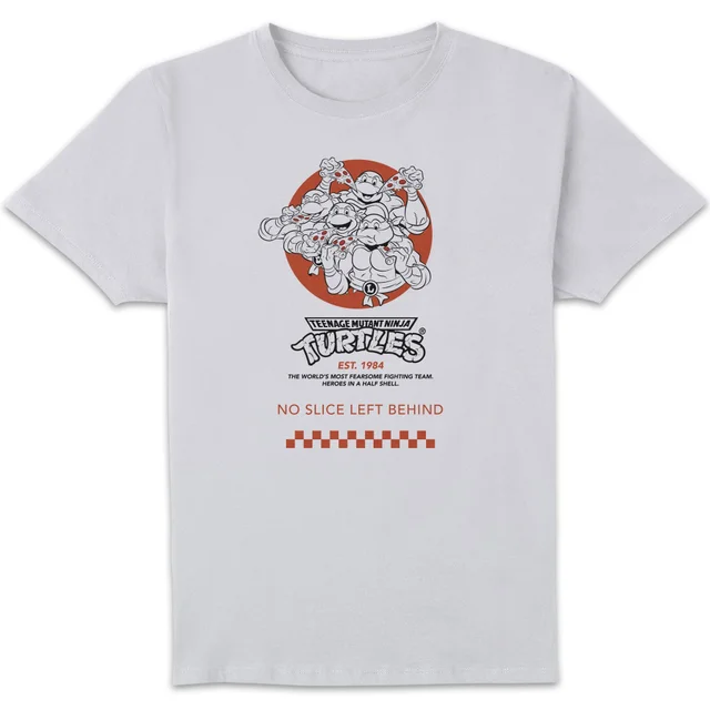 Teenage Mutant Ninja Turtles By The Slice Unisex T-Shirt - White