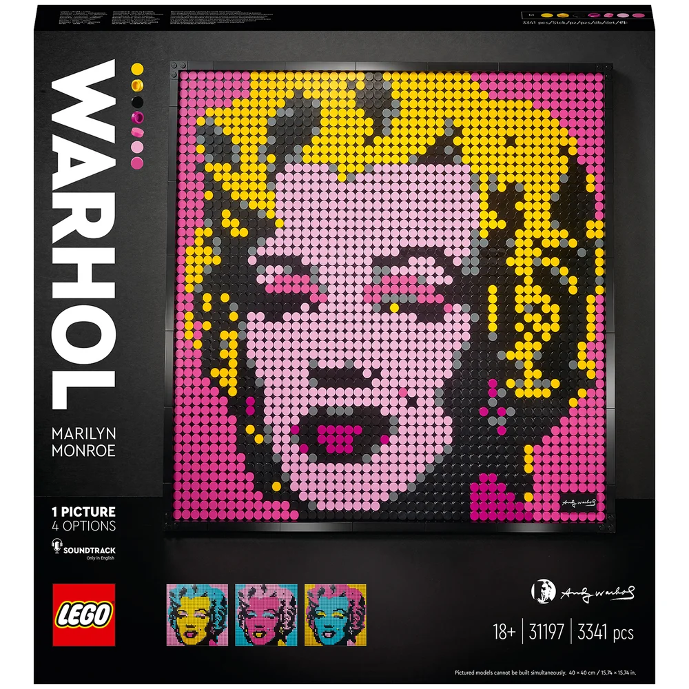 LEGO Art Andy Warhols Marilyn Monroe Set for Adults (31197) Image 1